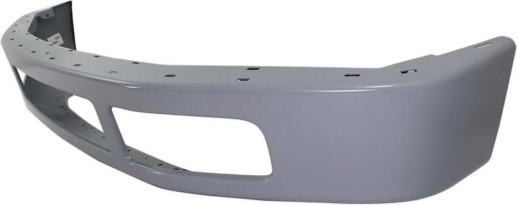 Paintable Steel Front Bumper with Moulding Pad Holes F79764