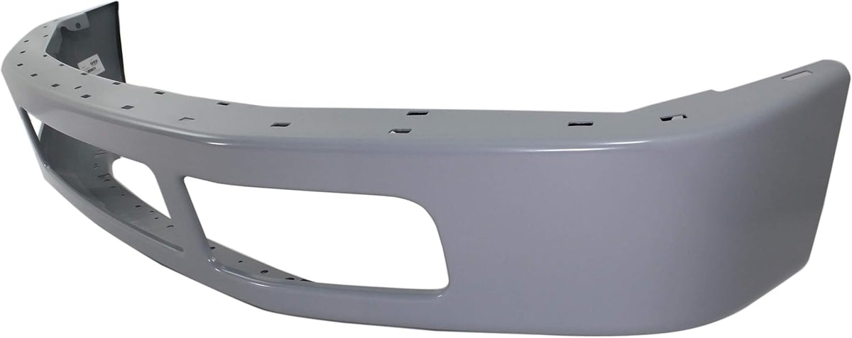 Paintable Steel Front Bumper with Moulding Pad Holes F79764