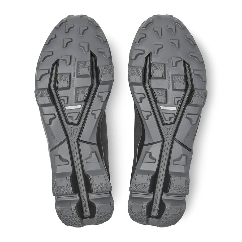 Men's Cloudventure Peak Black/Rock Trail Running Shoes Z37394