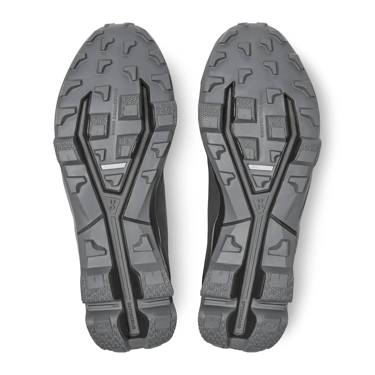 Men's Cloudventure Peak Black/Rock Trail Running Shoes Z37394