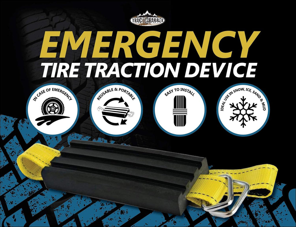 Set of 2 Tire Traction Device for Snow Mud Sand T6260