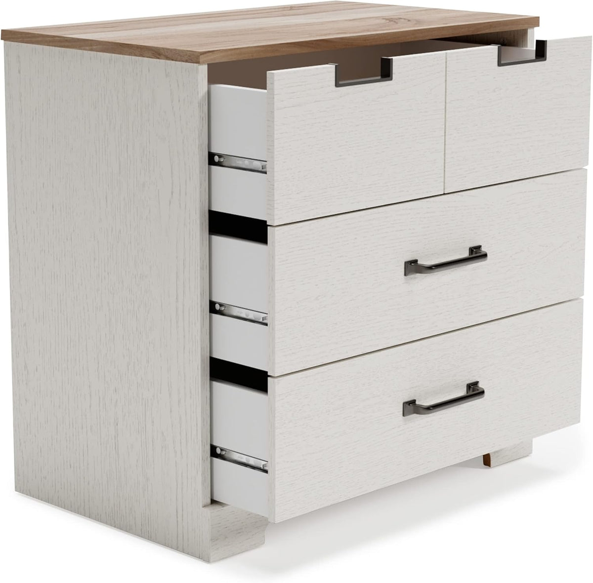 White 3 Drawer Wood Chest Z904697