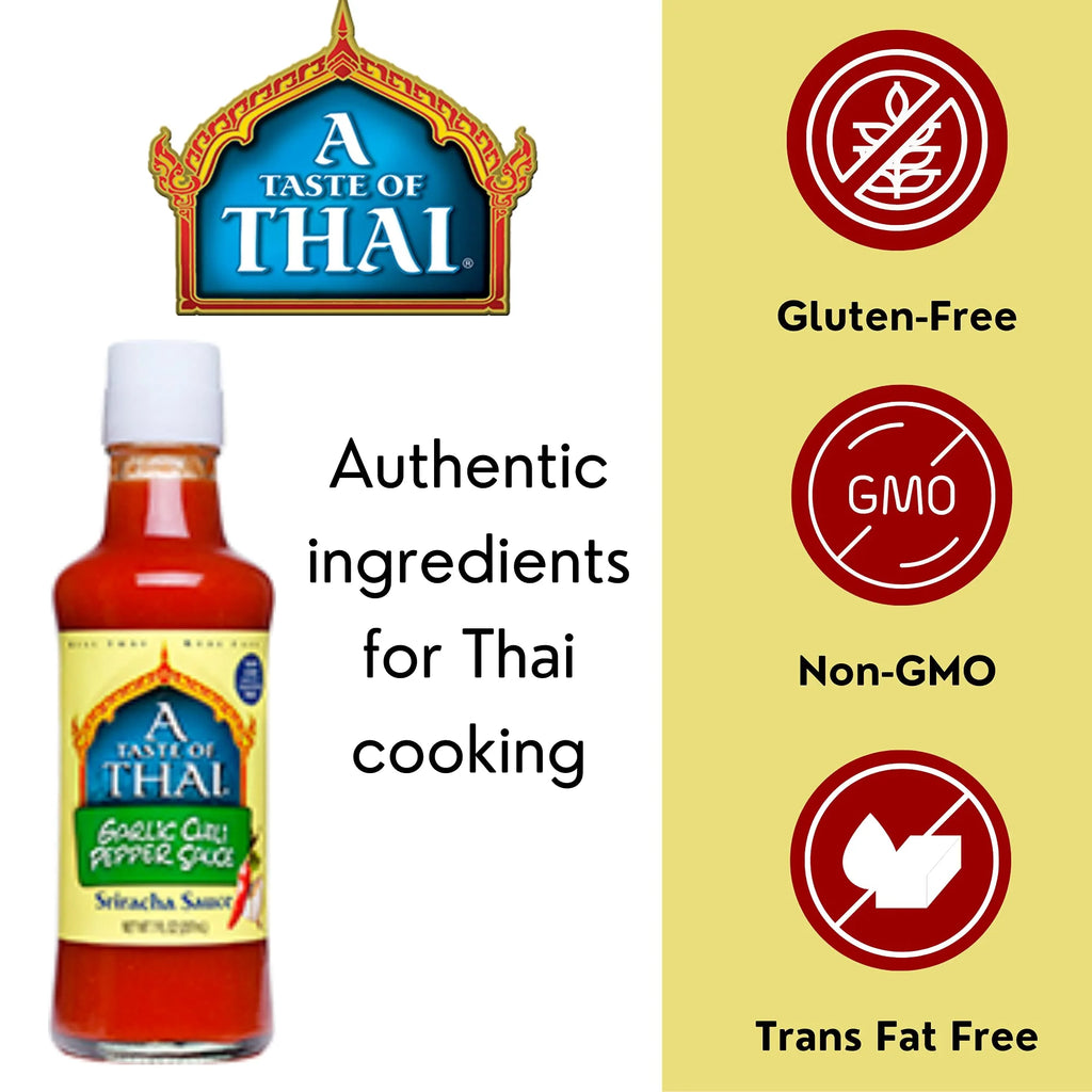 Garlic Chili Pepper Sauce, Pack of 2, 7 Fl Oz Bottles P8825