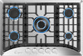 30" Gas Cooktop with 5 Sealed Burners in Stainless Steel H437575