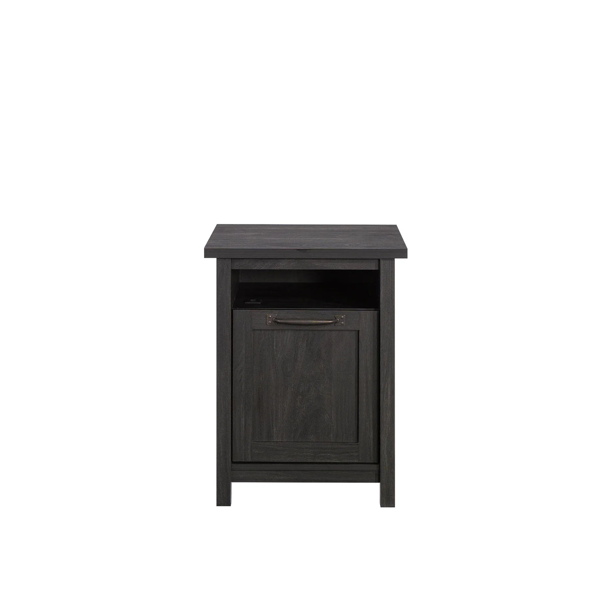 Black Finish USB Side Table O9907