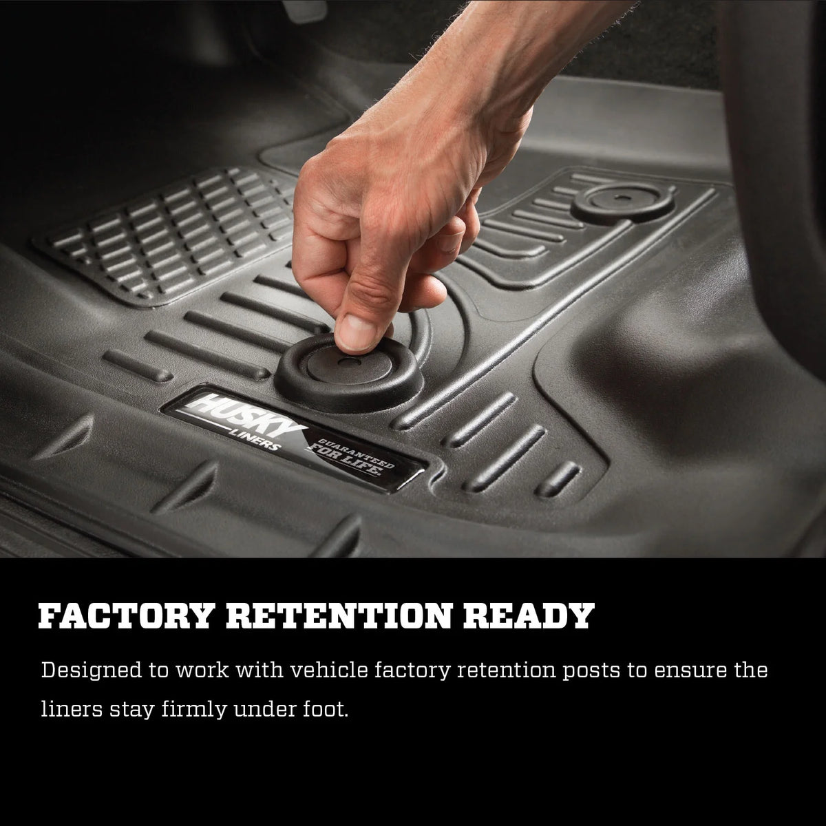 Black TPO Front & Rear Floor Liner X5719