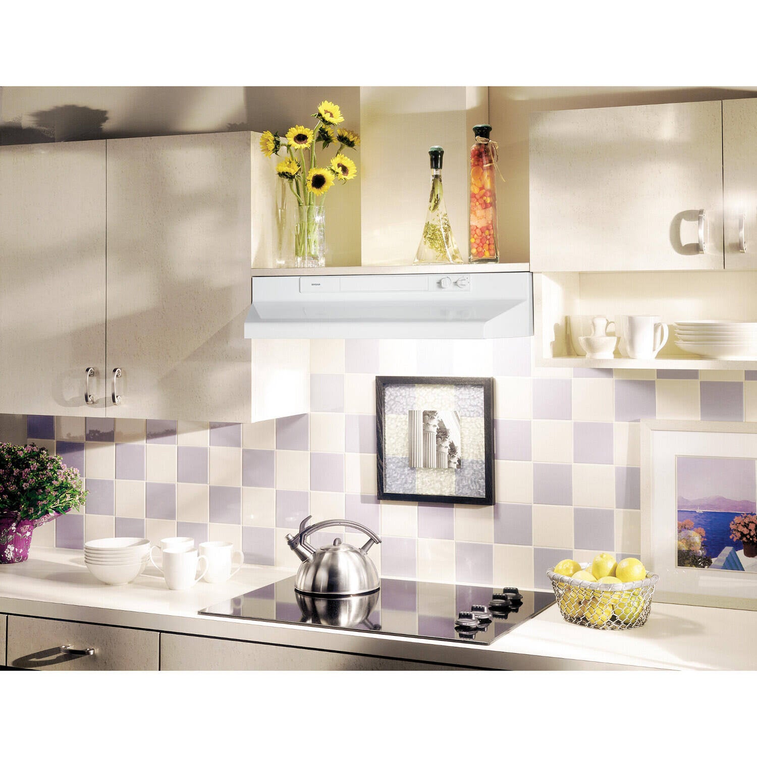 30x22 Under-Cabinet Range Hood, 220 CFM, White Z845626
