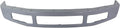 Paintable Steel Front Bumper with Moulding Pad Holes F79764
