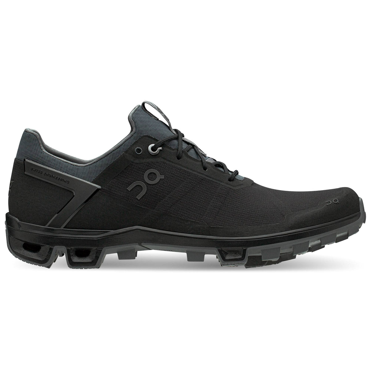 Men's Cloudventure Peak Black/Rock Trail Running Shoes Z37394