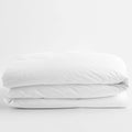 Organic White Cotton Percale Full Duvet Cover Z131409
