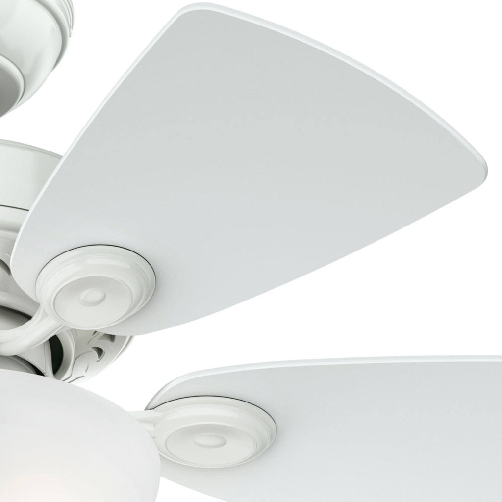 Brushed Nickel Ceiling Fan with Light O640