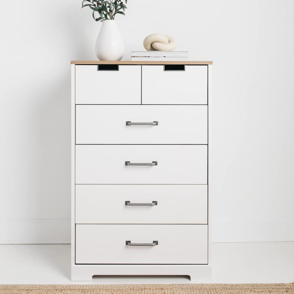 White 3 Drawer Wood Chest Z904697