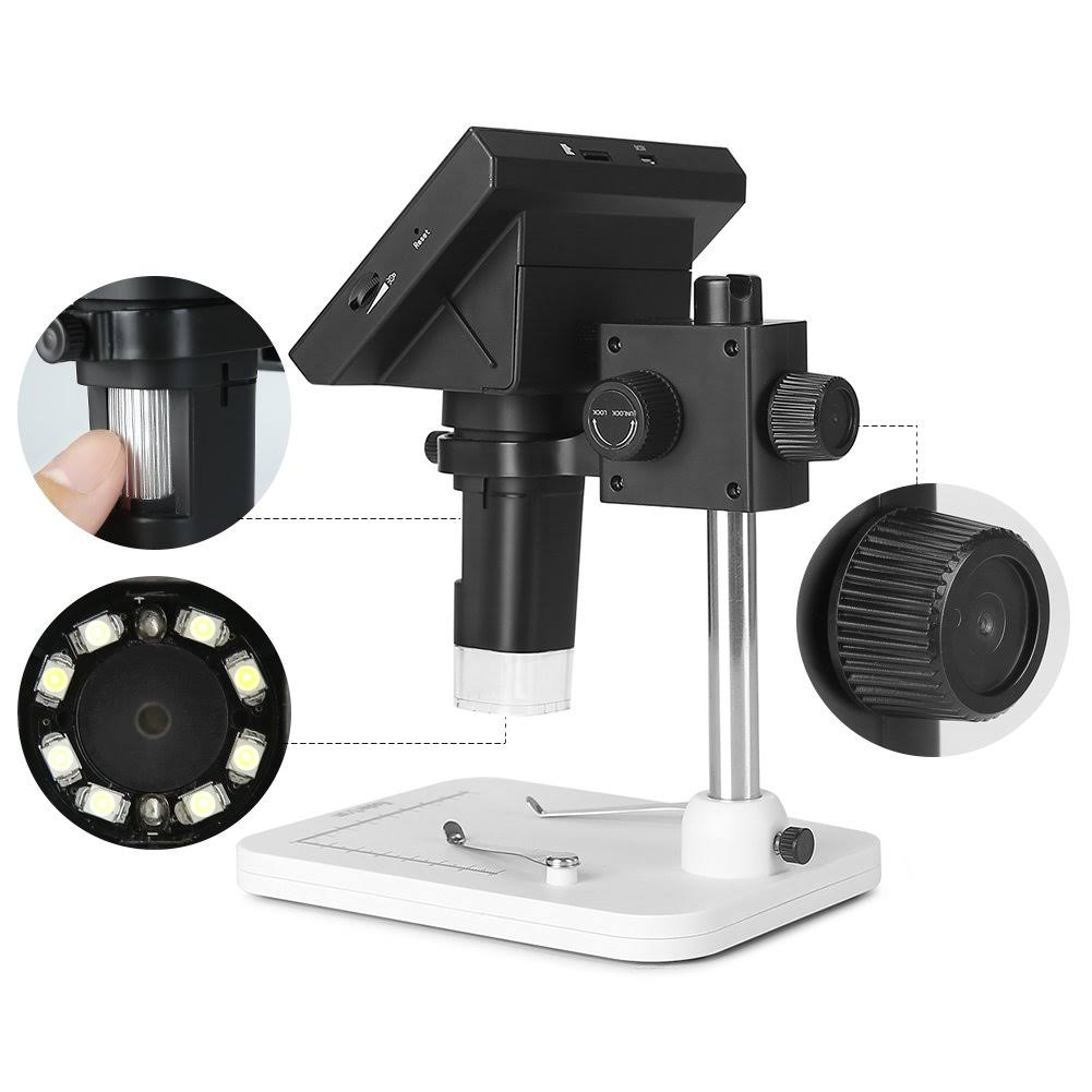 4.3 inch Full Color LCD Digital USB Microscope with 10x-600x Magnification Z789
