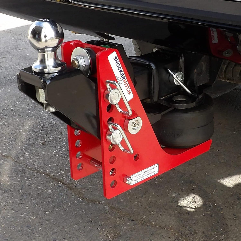 Air Receiver Hitch with Raised Ball Mount, Fits 3" Hitch, 2" Ball, 12000 lbs X574084