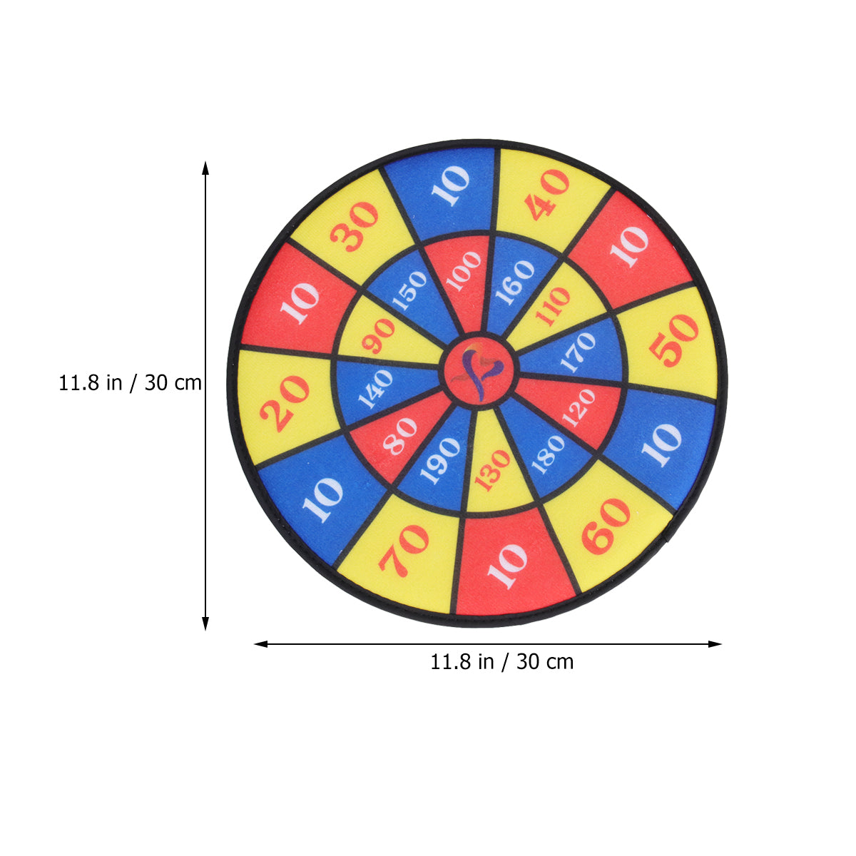 Flocking Dart Board with 4pcs Darts Dartboard Set O4880