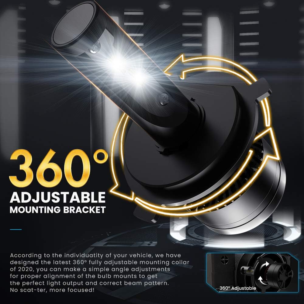 Pack of 2 100W 6000K LED Bulb Conversion Kit S4918