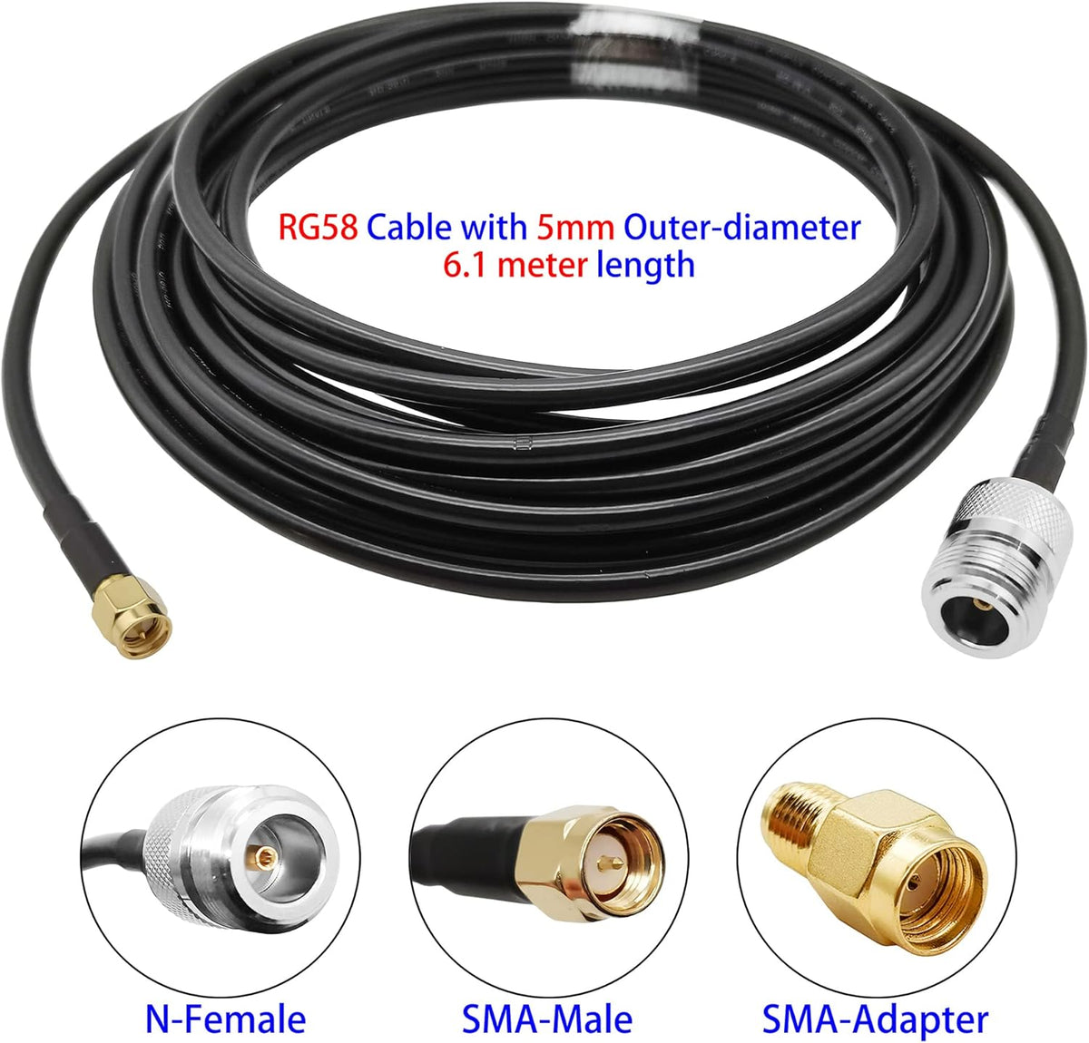 LoRa Gateway Antenna 12dBi with 20ft Extension Cable H43236