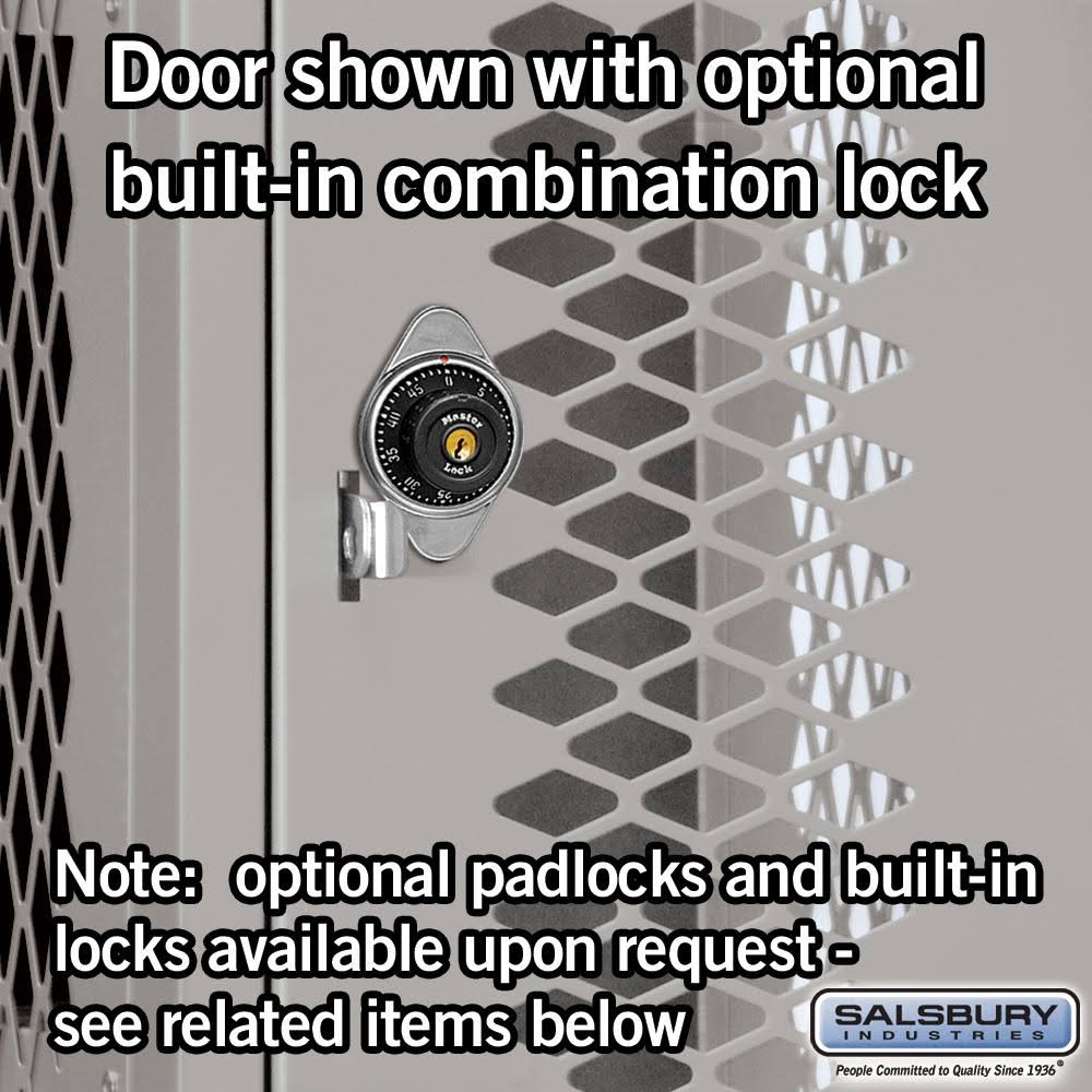 12-in Wide Four Tier Vented Metal Locker T74192
