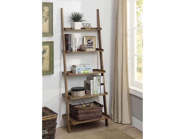 Driftwood Bookshelf Ladder N503921