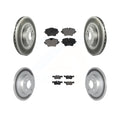 Coated Disc Brake Rotors And Semi-Metallic Pads Kit P667