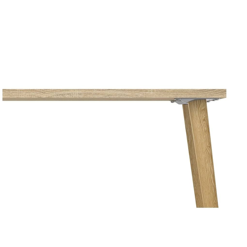 Beige 2-Drawer L-Shaped Desk X100934