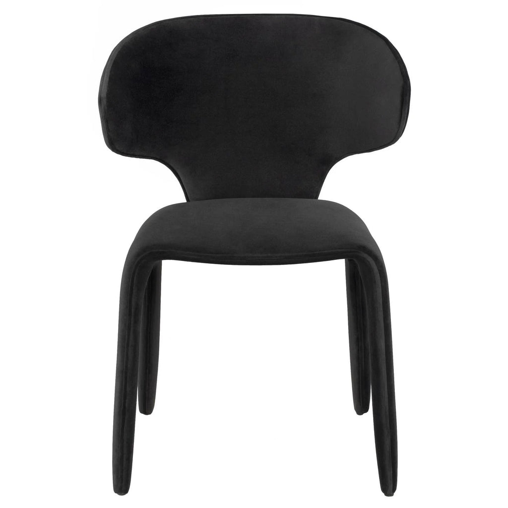 Peach Velour Dining Chair Y168