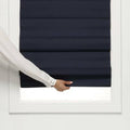Navy 72x22W x 72x22L Insulating Cordless Blackout Roman Shade U364