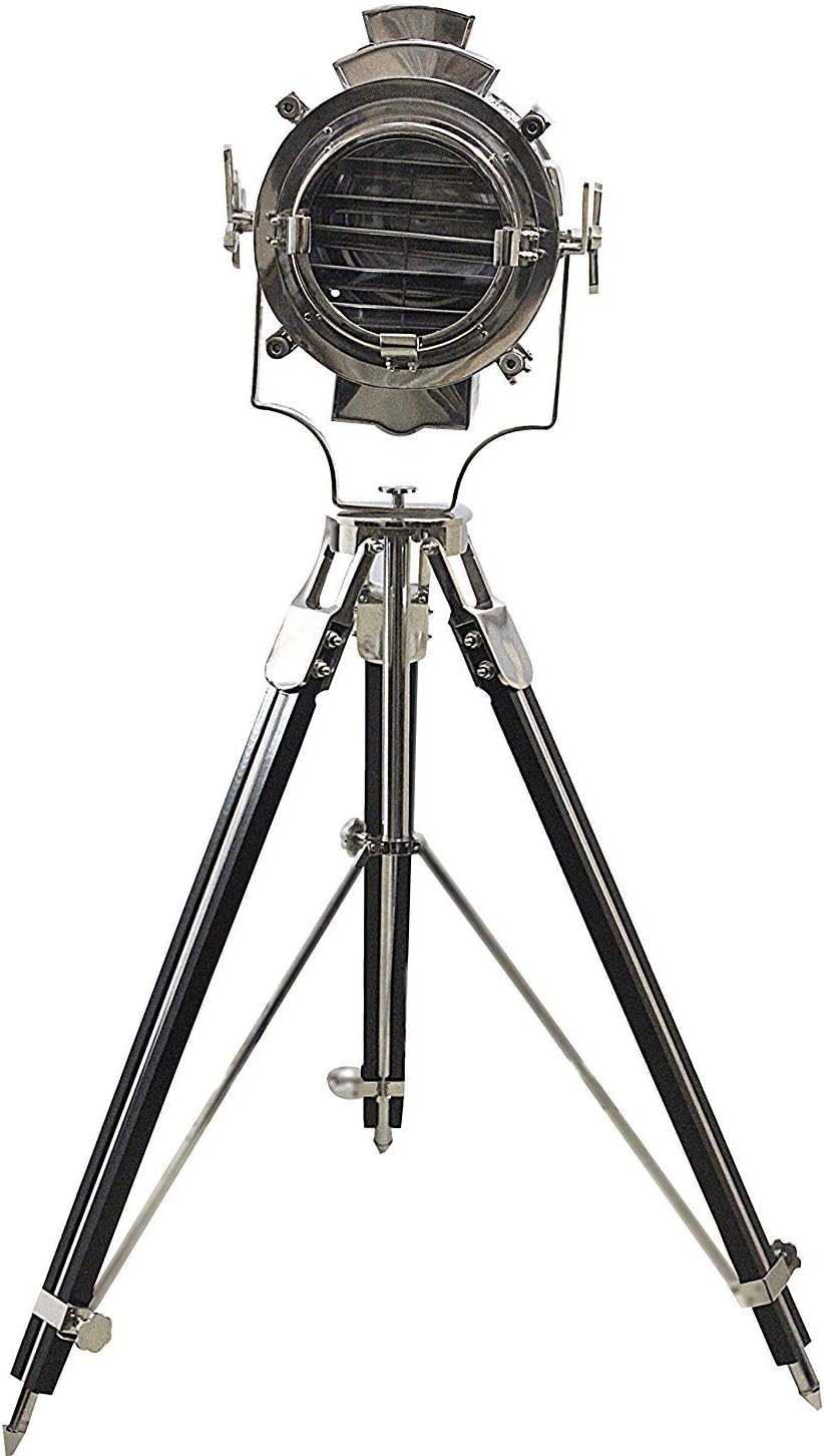 Chrome Tripod Floor Lamp 65 Inches Z97693