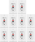 20A WR GFCI Outlet with LED Indicator, White N174