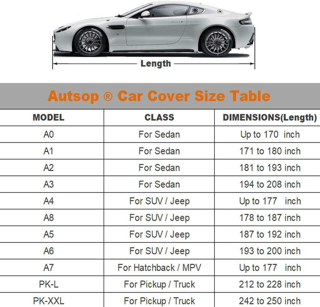 6 Layers Waterproof Car Cover with Zipper Cotton Z59979