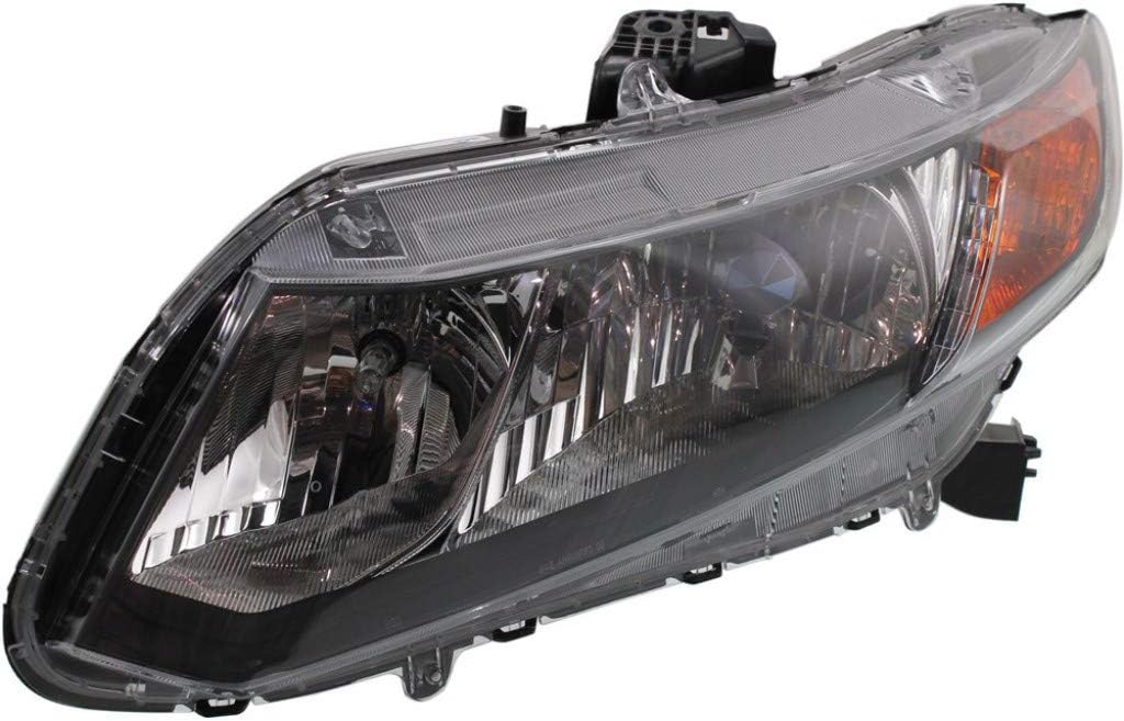 Headlight Assembly Pair for Honda Civic 2012 2013 C90634