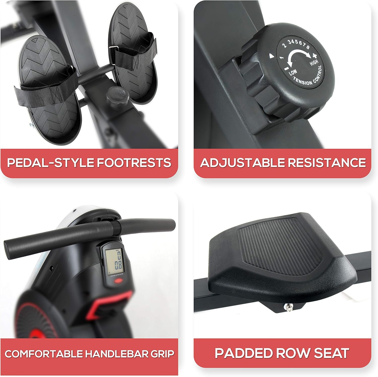 Air and Magnetic Rowing Machine R431989