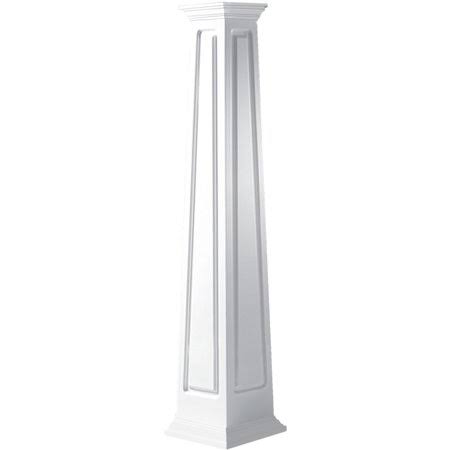24 inchw x 48 inchh Craftsman Classic Square Tapered Raised Panel Column M426