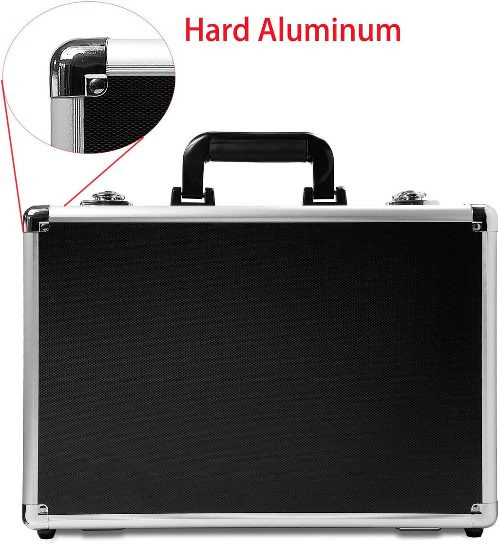 16in Two-Tone Aluminum Case with Pluck Foam Interior, Pack of 2 R364