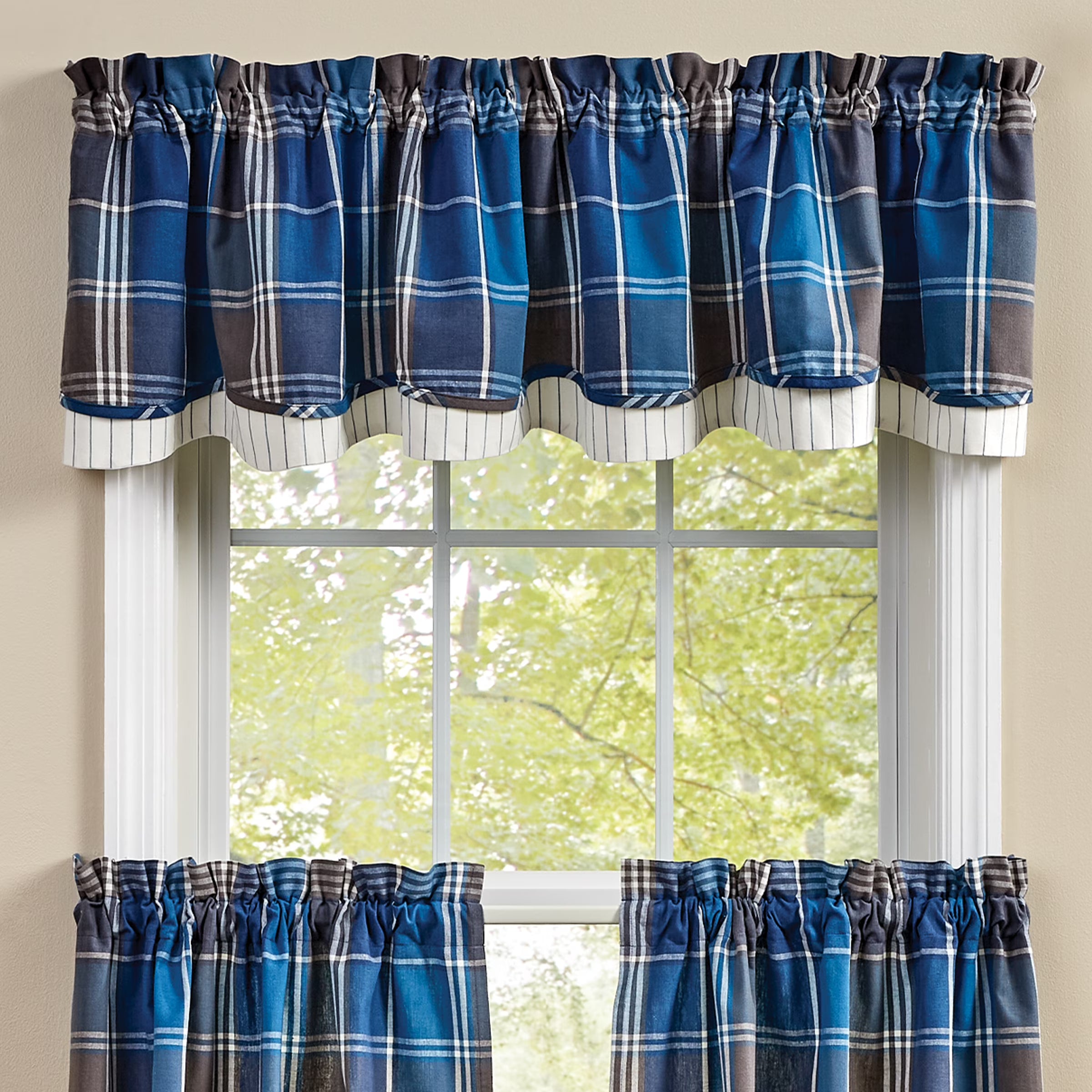Lined Layered Valance 72” x 16” E2491