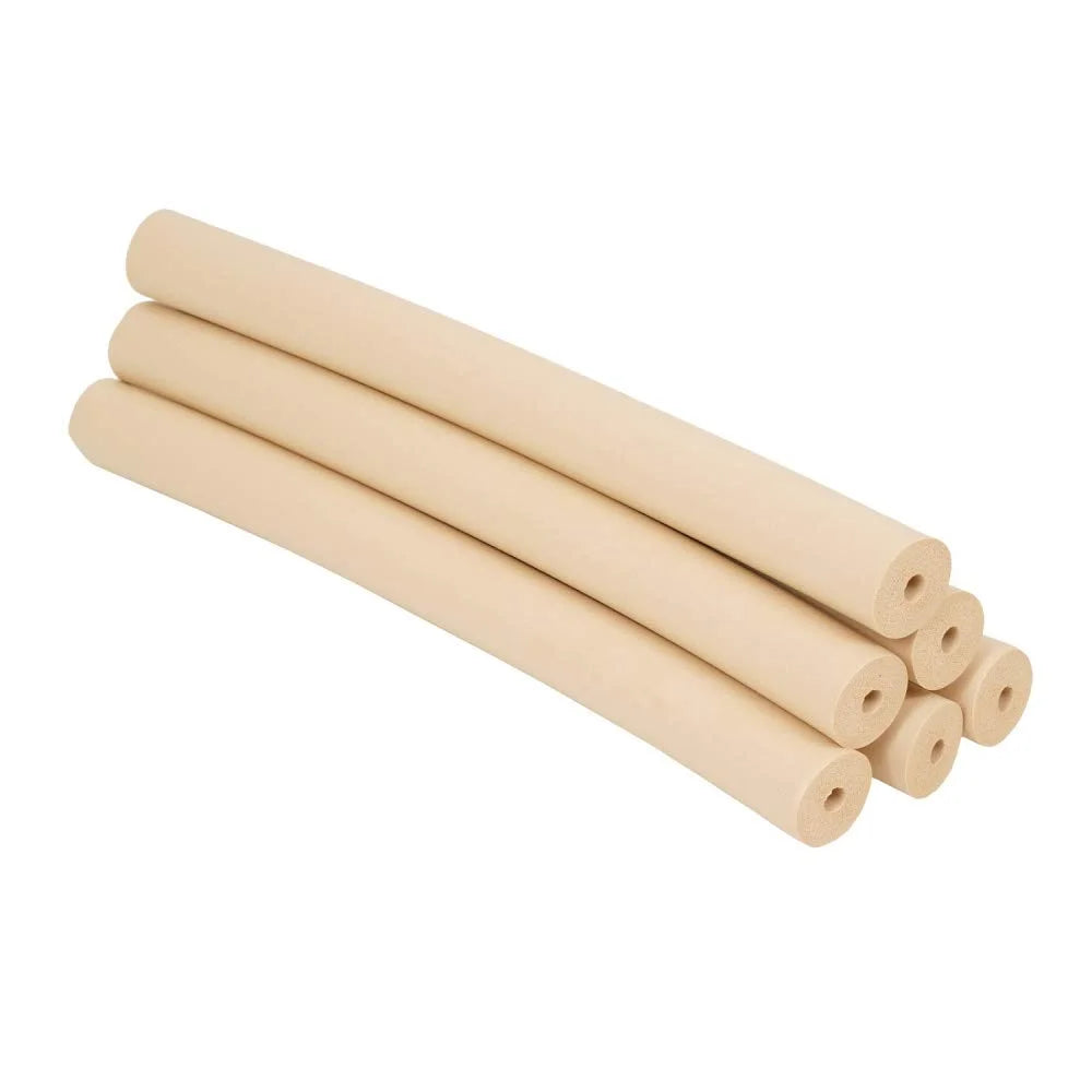 Foam Tubing, Tan, 1/4", Pack of 6 I221