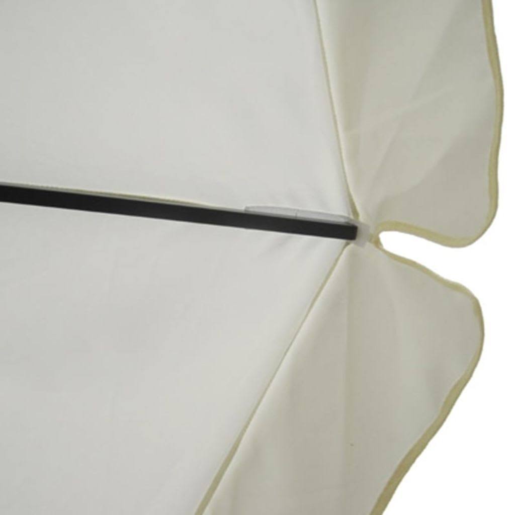 White Aluminum Parasol T10489