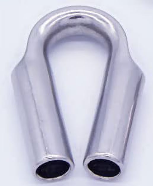 316 Stainless Steel Wire Rope Tube Thimble 10-Pack C381