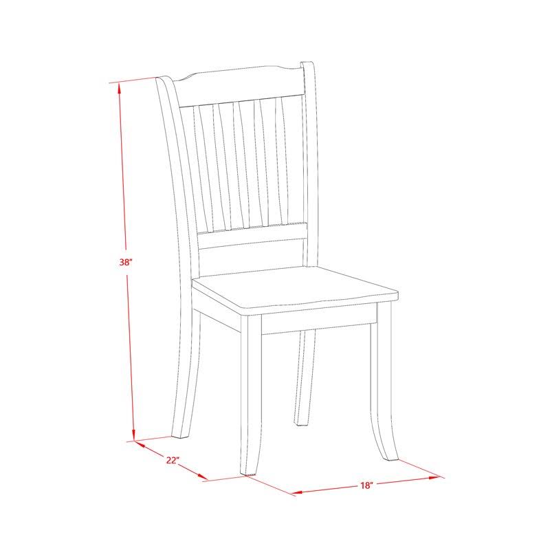 5-Piece Wood Dining Set with Linen White S62444