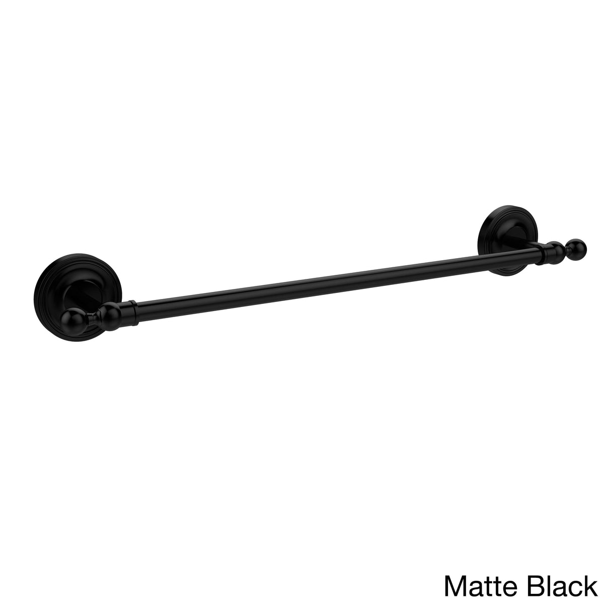 Matte Black 24 inch Towel Bar K184
