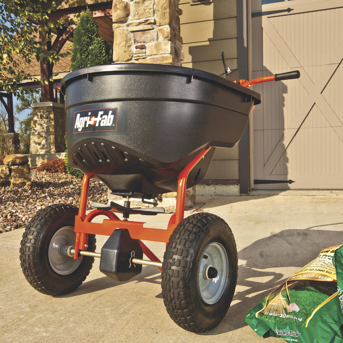 Push Broadcast Spreader, 130 lbs M4691