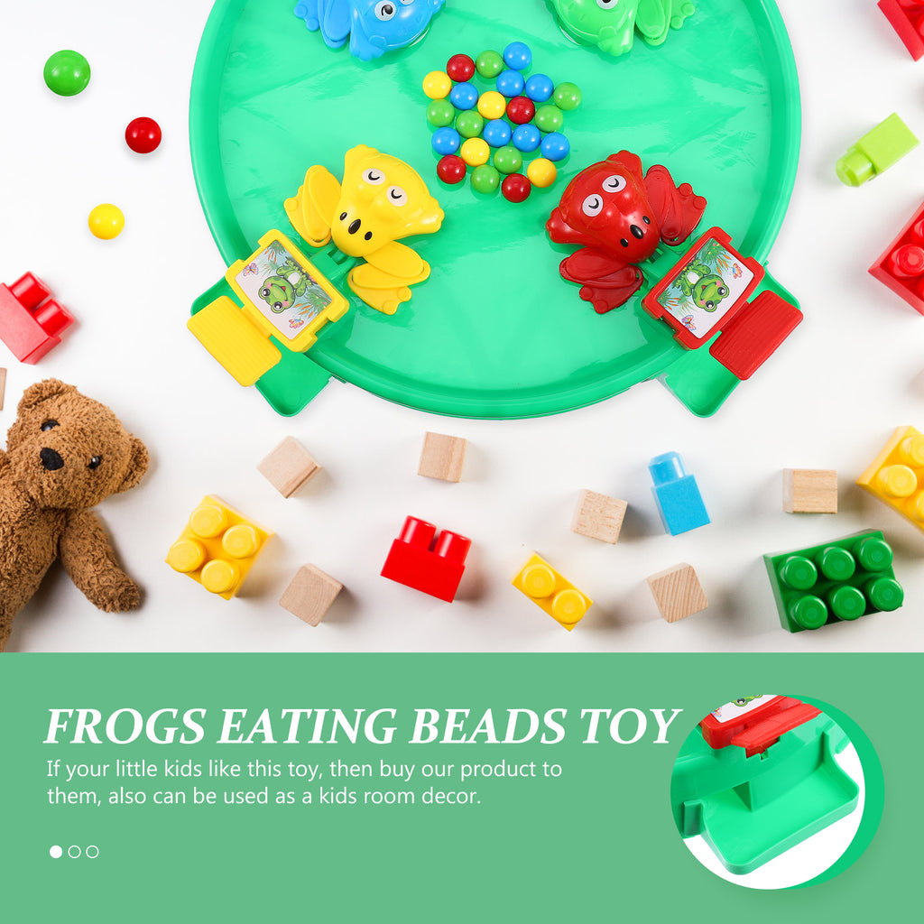 Educational Frogs Swallowing Beads Board Game Toy D17580