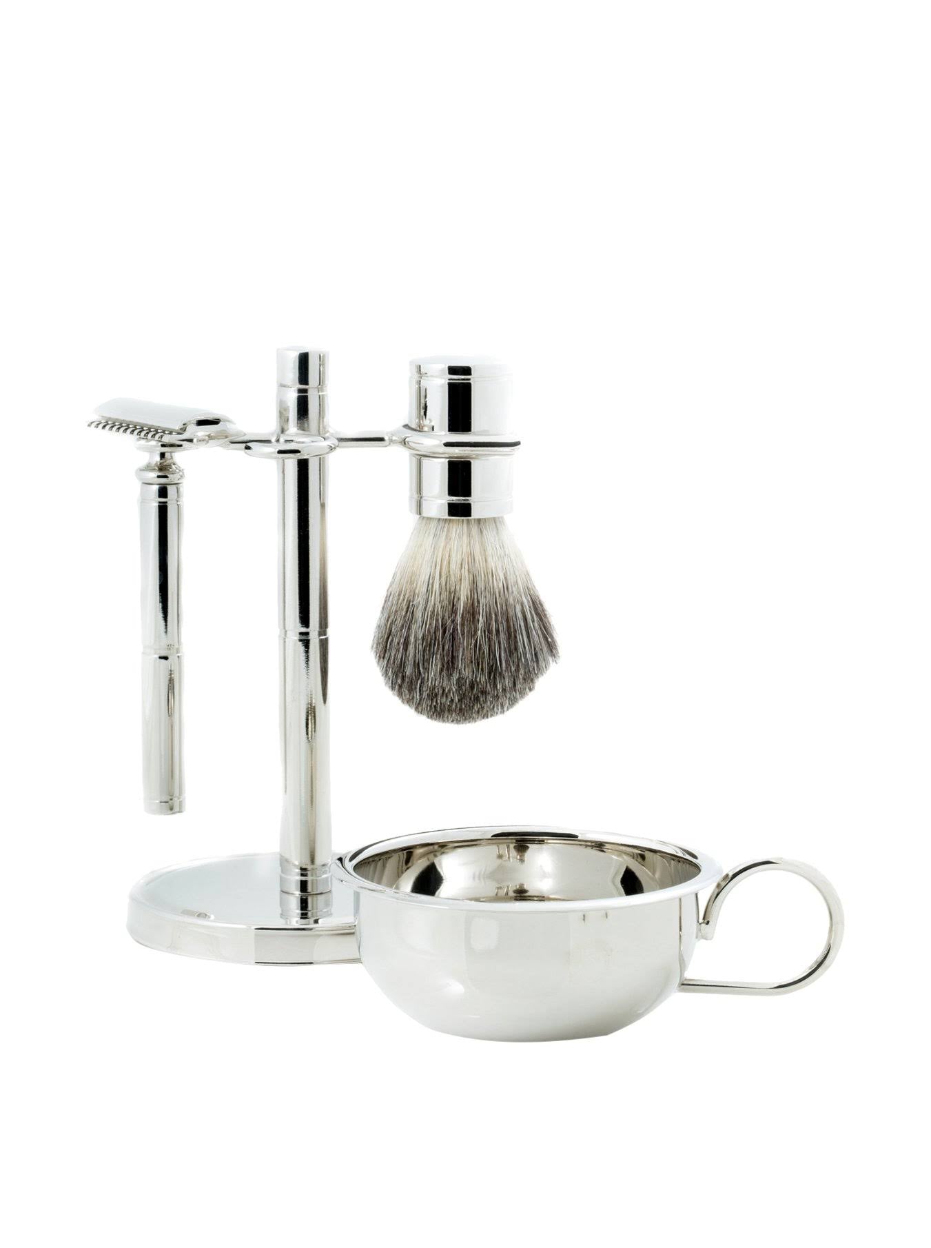 Silver Safety Razor Shaving Set Y5478