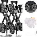 2 Packs RV Wheel Stabilizer with Integrated Wrench, Open 3'' to 10'' C343