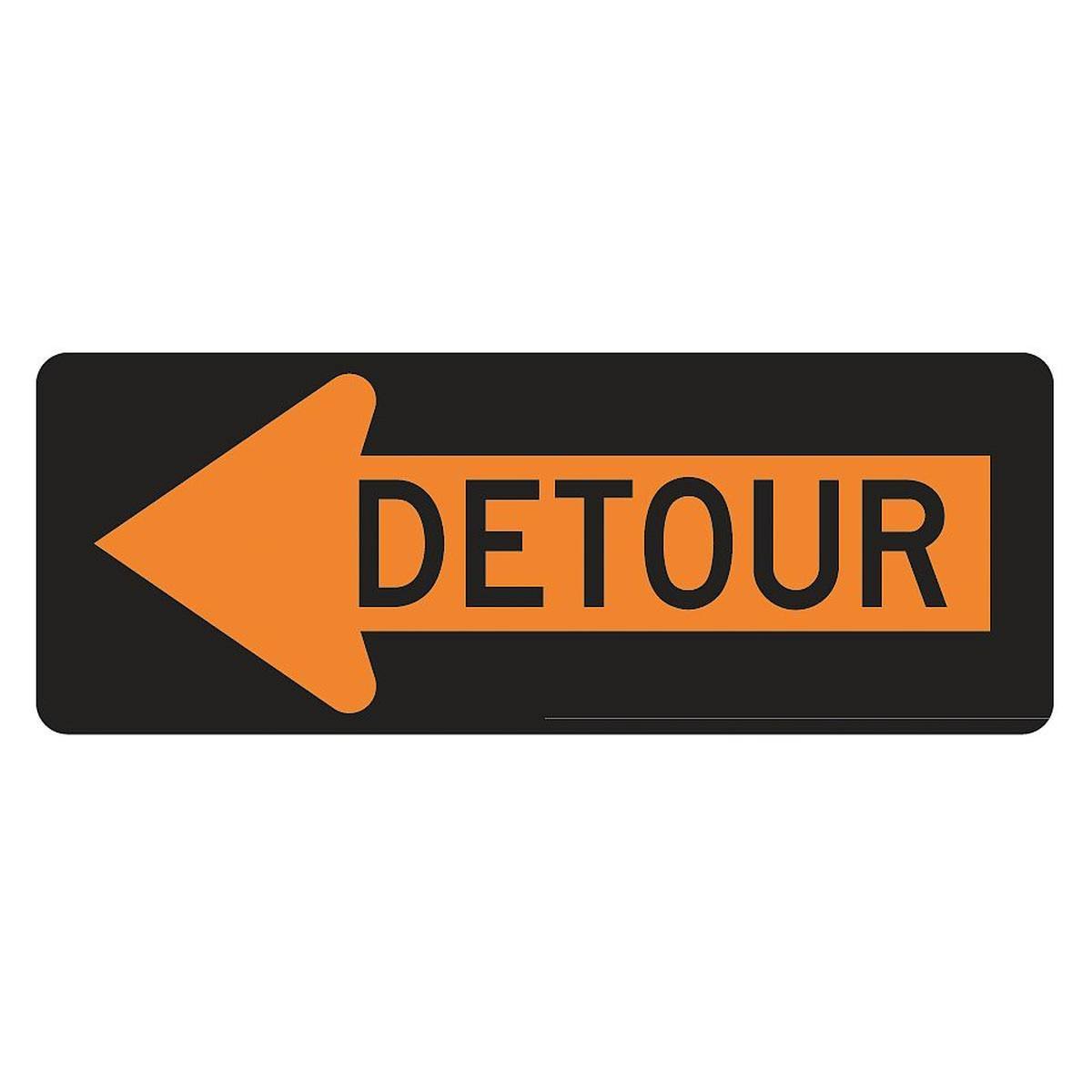 Detour Sign, 18 x 48in L4960