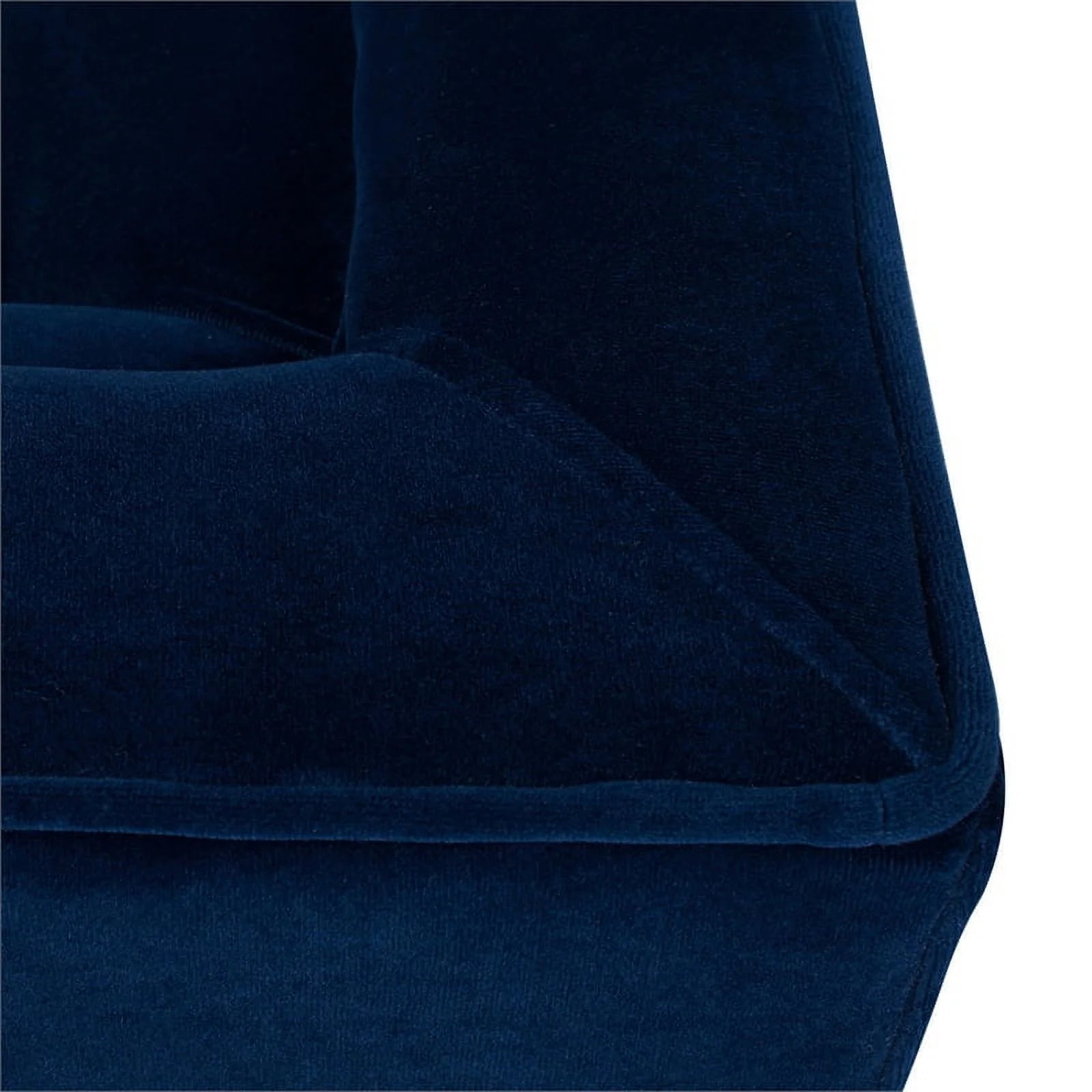 Navy Blue Tufted Tuxedo Sofa S29412