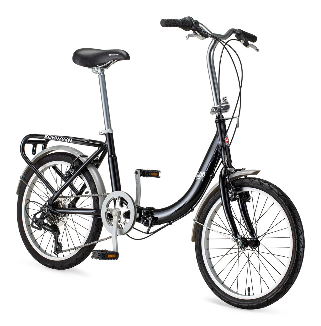 Folding Commuter Bike, 20-inch wheels, Black R14083