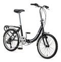 Folding Commuter Bike, 20-inch wheels, Black R14083