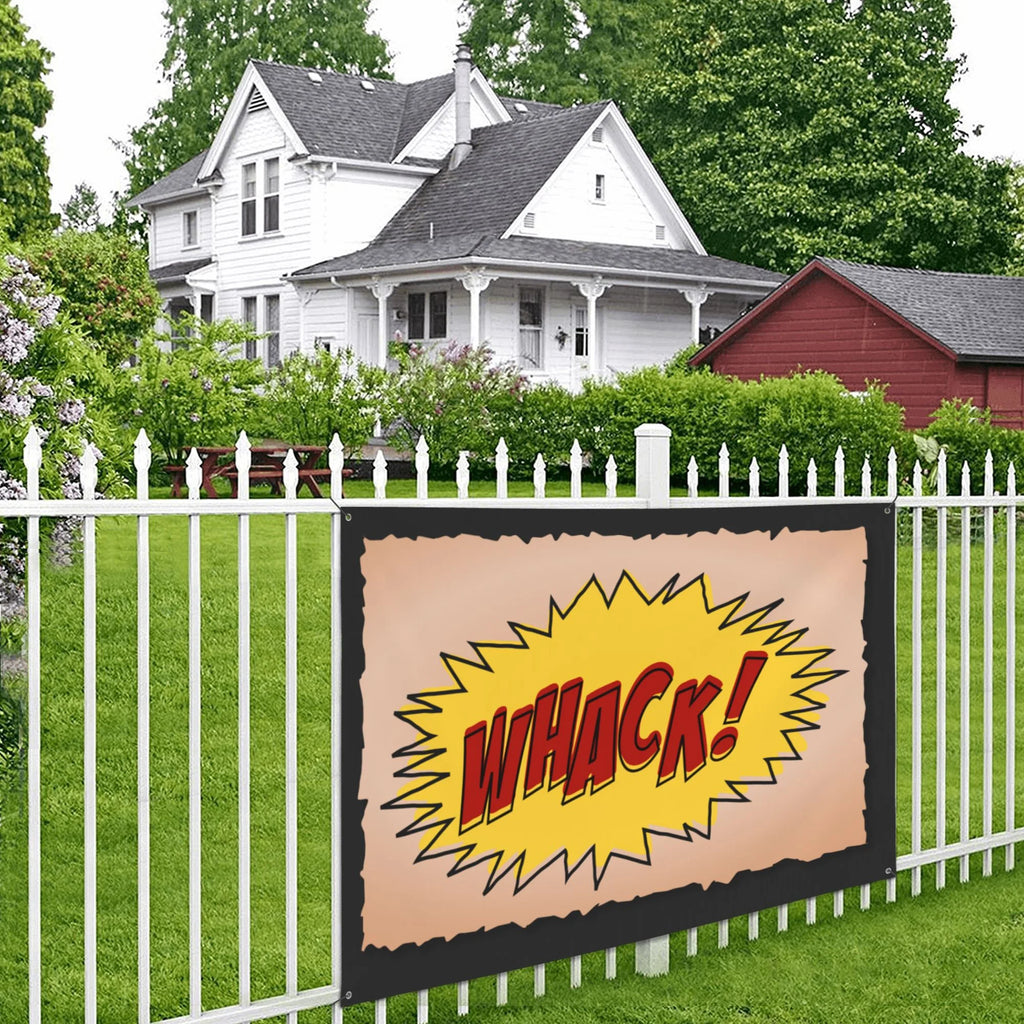 Comics Poster Hanging Banners Backdrop Festive Party Decor, 47 x 71 Inches O713023