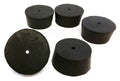 Rubber Stoppers, Size 11, 1-Hole, 10-Pound Case M72914